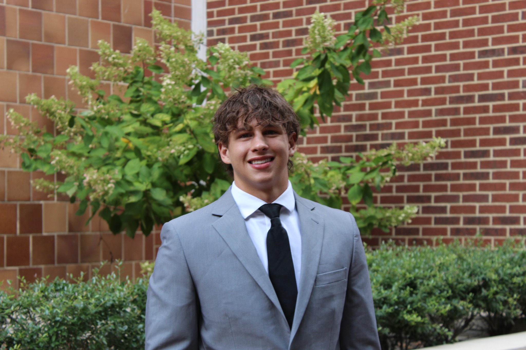 Jace Turner in a gray suit